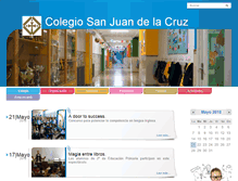 Tablet Screenshot of colegiojuancruz.org